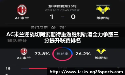 AC米兰迎战切阿索期待重返胜利轨道全力争取三分提升联赛排名